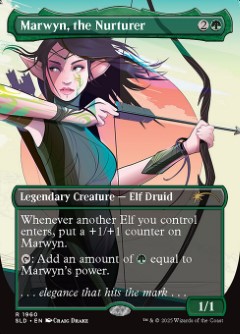Marwyn, the Nurturer Secret Lair Drop - Slay the Day Art